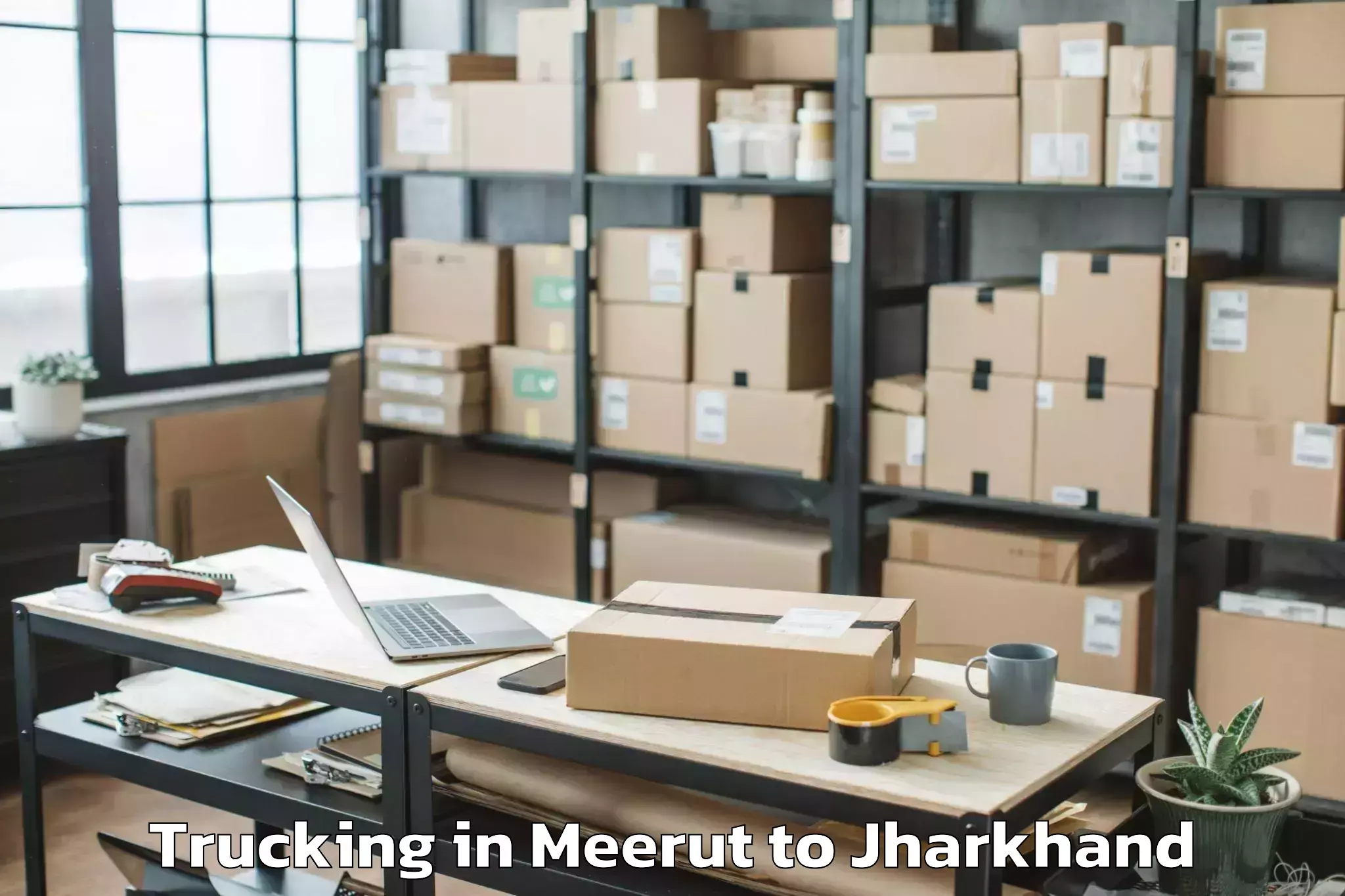 Leading Meerut to Kuju Trucking Provider